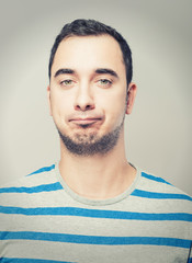 Obraz premium resentful man