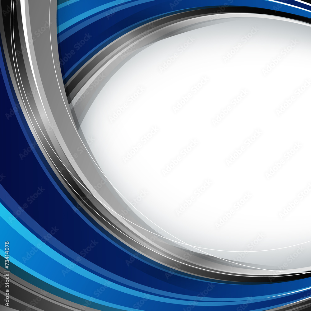 Poster vector background with wavy lines
