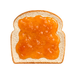 Apricot Preserves on Bread