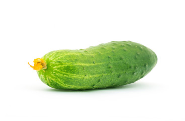Cucumber isolated over white background