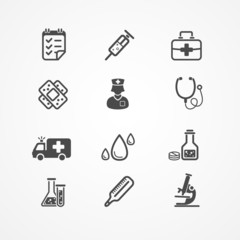 Vector Medical Icons set