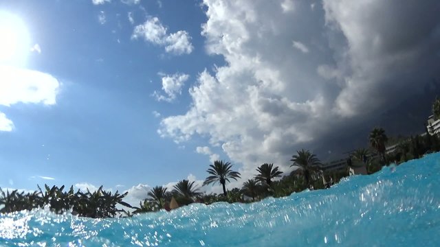 Wasserrutschen Spass