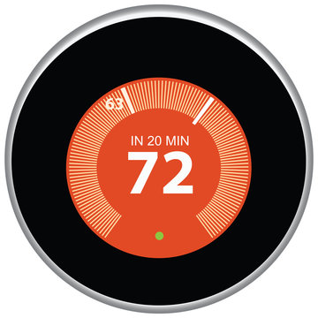 Nest Thermostat Red