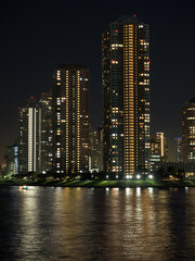 Fototapeta na wymiar 東京湾岸の夜景