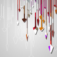 Arrow design background.