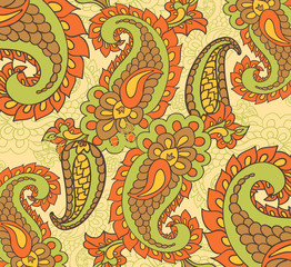 paisley seamless background