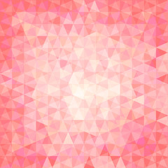 pink triangular background