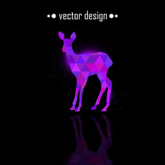 Fototapeta premium Vector deer