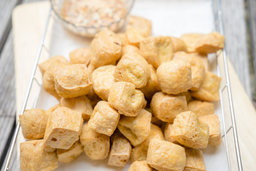 Fried tofu