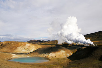 Viti is a beautiful crater lake located on the North-East of Ice