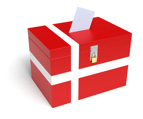 Danish Flag Ballot Box