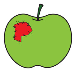 Green Patch Apple