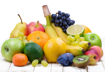 Naklejka na ściany i meble Healthy eating,ripe fruit with juicy pulp.