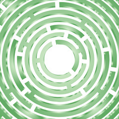 Green circle maze