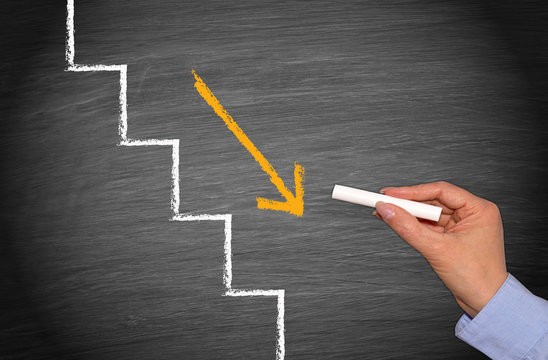 Step by step downwards