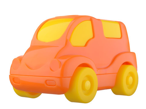 Orange Toy Car