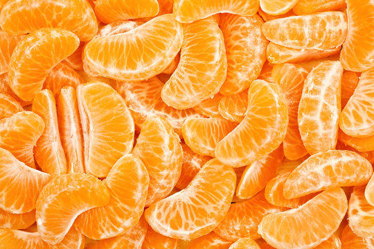 tangerine slices