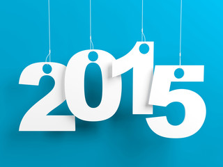 New Year 2015 Blue