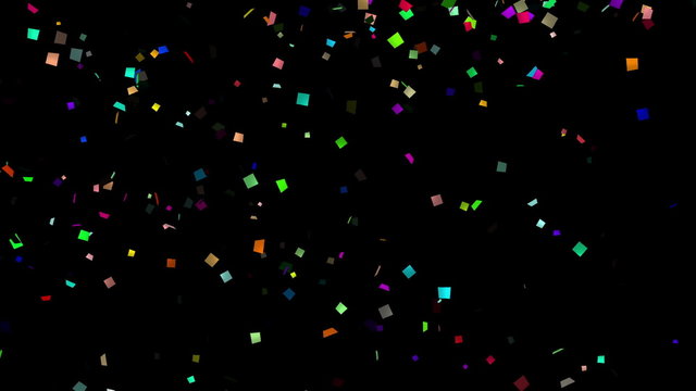 Confetti the top for Screen blending mode