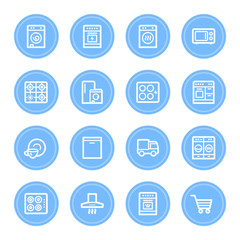 Kitchen Appliances Web Icons