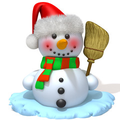 Snowman Santa Claus