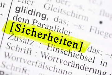 sicherheiten