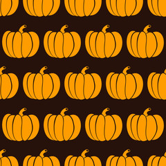 pumpkin seamless pattern