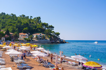Petrovac Beach, Montenegro