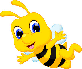 Cute bee cartoon