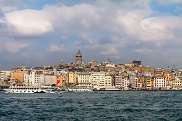 Fototapeta na wymiar Istanbul, view from the sea