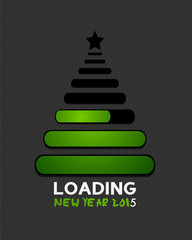 2015 christmas tree internet loading bars