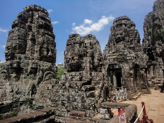 Fototapeta na wymiar Bayon temple at Angkor, Cambodia