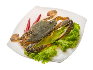 Raw crab