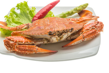 Boiled crab