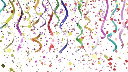 falling confetti
