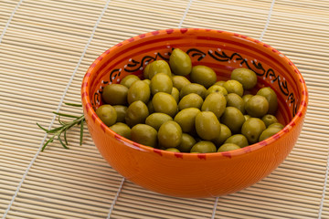 Green olives