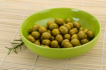 Green olives