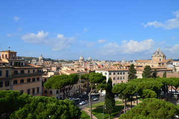 Fototapeta premium Rom im Herbst, Piazza Venezia