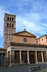 Fototapeta na wymiar San Giorgio in Velabro, Rome, Italy