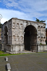 The Arch of Janus a quadrifrons triumphal arch in Rome