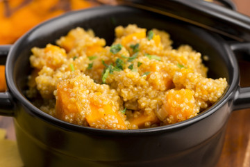 Quinoa with pumpkin