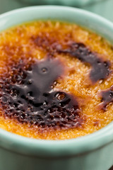 French dessert - cream brulee, burnt cream