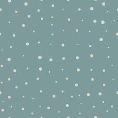 Seamless retro color snow vector background.