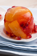 jelly sweets with citrus fruits