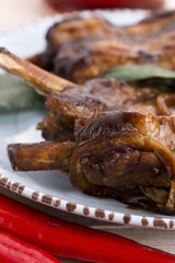 Barbecued Pork Baby Back Ribs