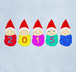 sleeping newborn, 2015, Merry Christmas