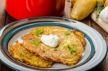 Potato pancakes homemade