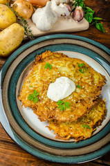 Potato pancakes homemade