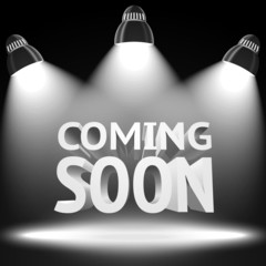 Stage with the spot light projectors lightning -Coming Soon-