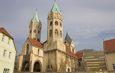 Fototapeta na wymiar Freyburg: Stadtkirche St. Marien (13. Jh., Sachsen-Anhalt)
